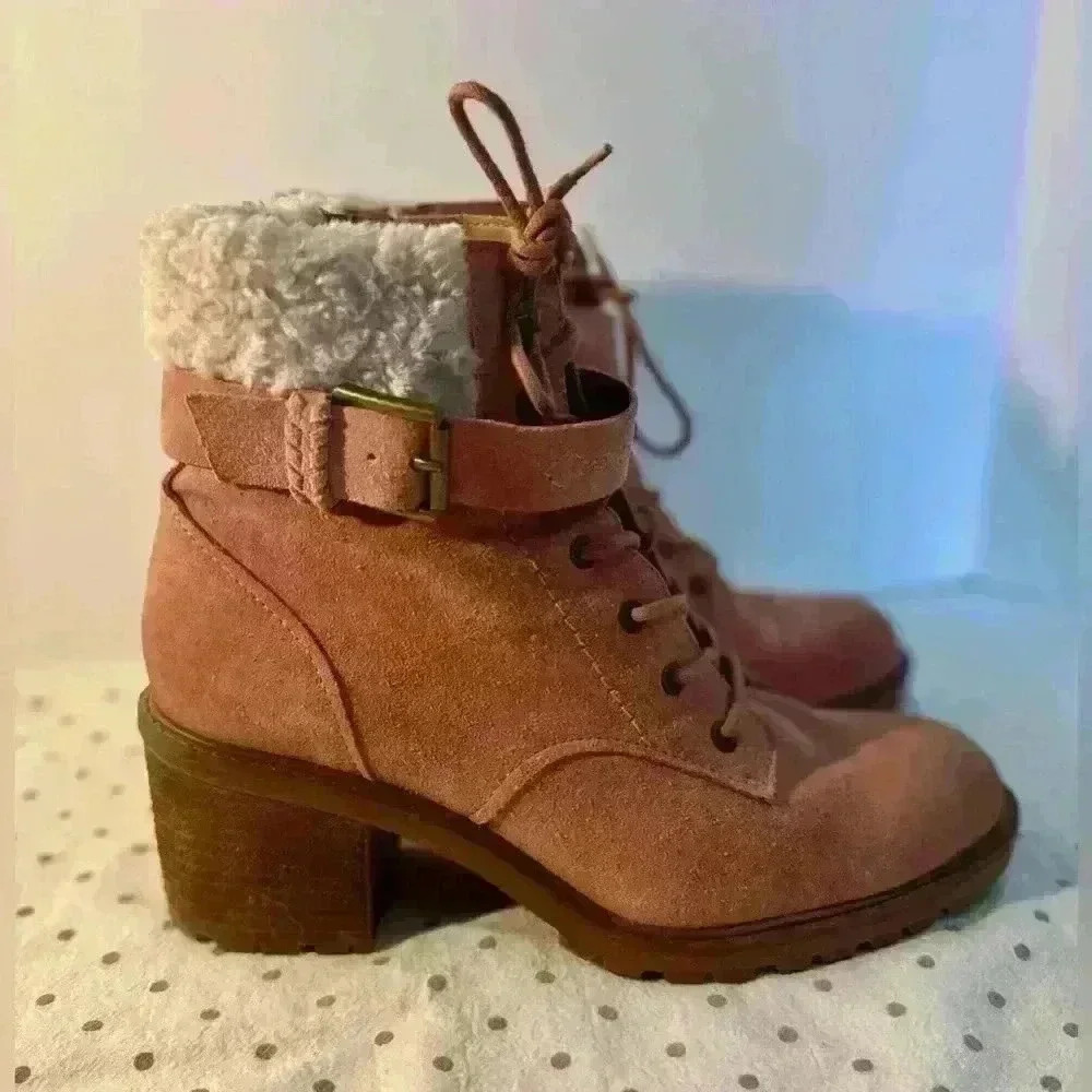 Shearling and Suede Boots by Zodiac